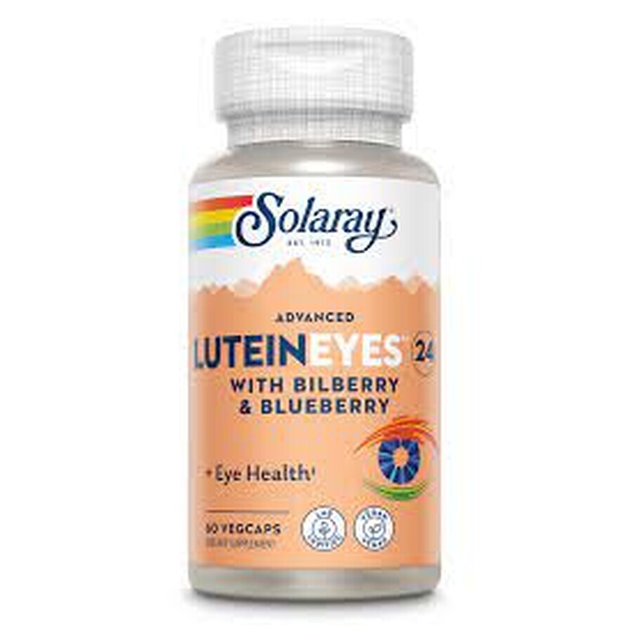 Lutein Augen Advanced Solaray, 30 Kapseln, Secom