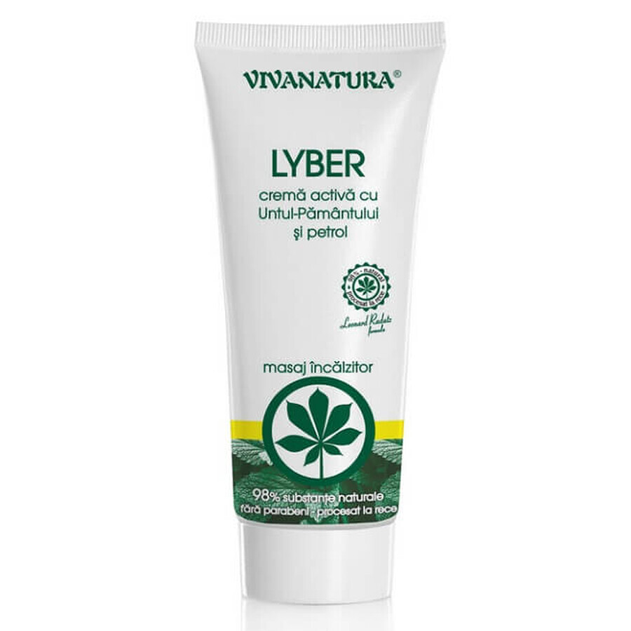 Lyber crema activa cu Untul-Pamantului si Petrol, 75 ml, Vivanatura