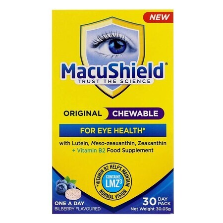 Macu Shield Kautabletten, 30 orodispersible Kapseln, Macu Vision