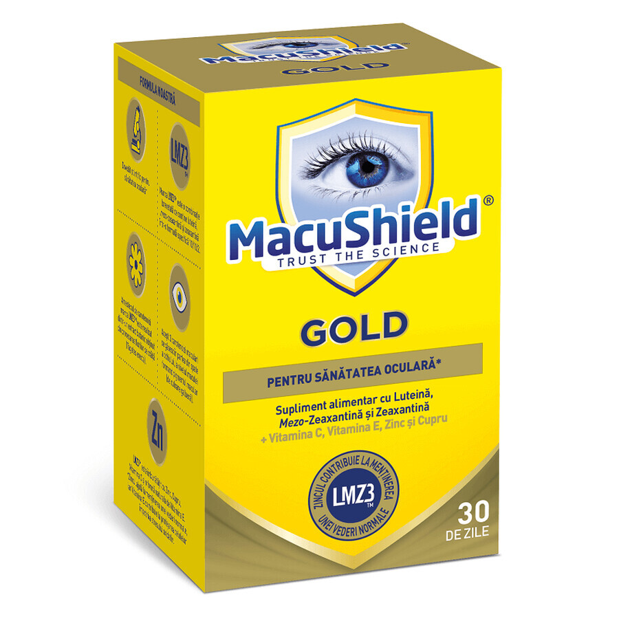 Macu Shield Gold, 90 capsules, Macu Vision Beoordelingen