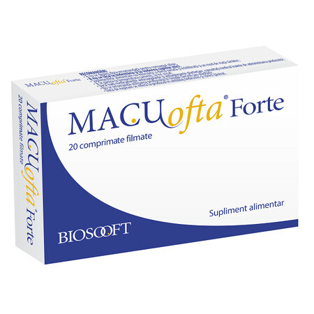 Macuofta forte, 20 tabletten, Biosooft