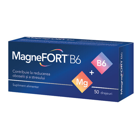 Magnefort B6, 50 comprimés, Biofarm