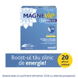 MagneVie Express, 150 mg magnesium + 0.7mg vitamin B6, extra energy, administration without water, 20 sachets