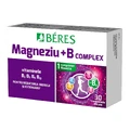 Magnesio + complejo B, 30 comprimidos recubiertos con película, Beres Pharmaceuticals Co