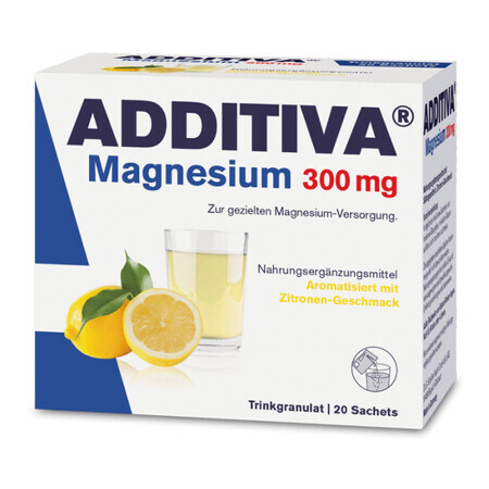 Magnesio 300 mg Additiva, 20 bustine, Dr. Scheffler