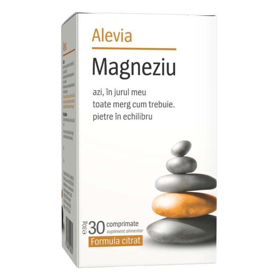 Formula di citrato di magnesio, 30 compresse, Alevia