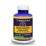 Magnésium biologique avec complexe de vitamine B, 120 gélules, Herbagetica