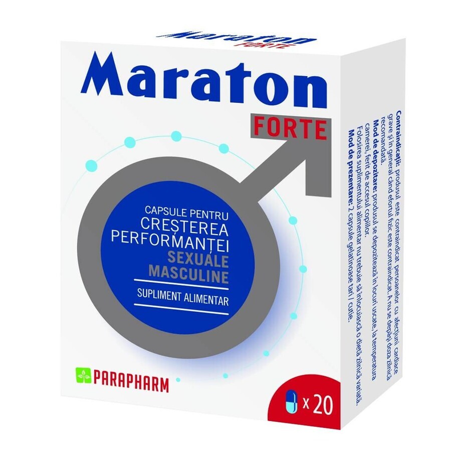 Maraton Forte, 20 capsules, Parapharm Beoordelingen