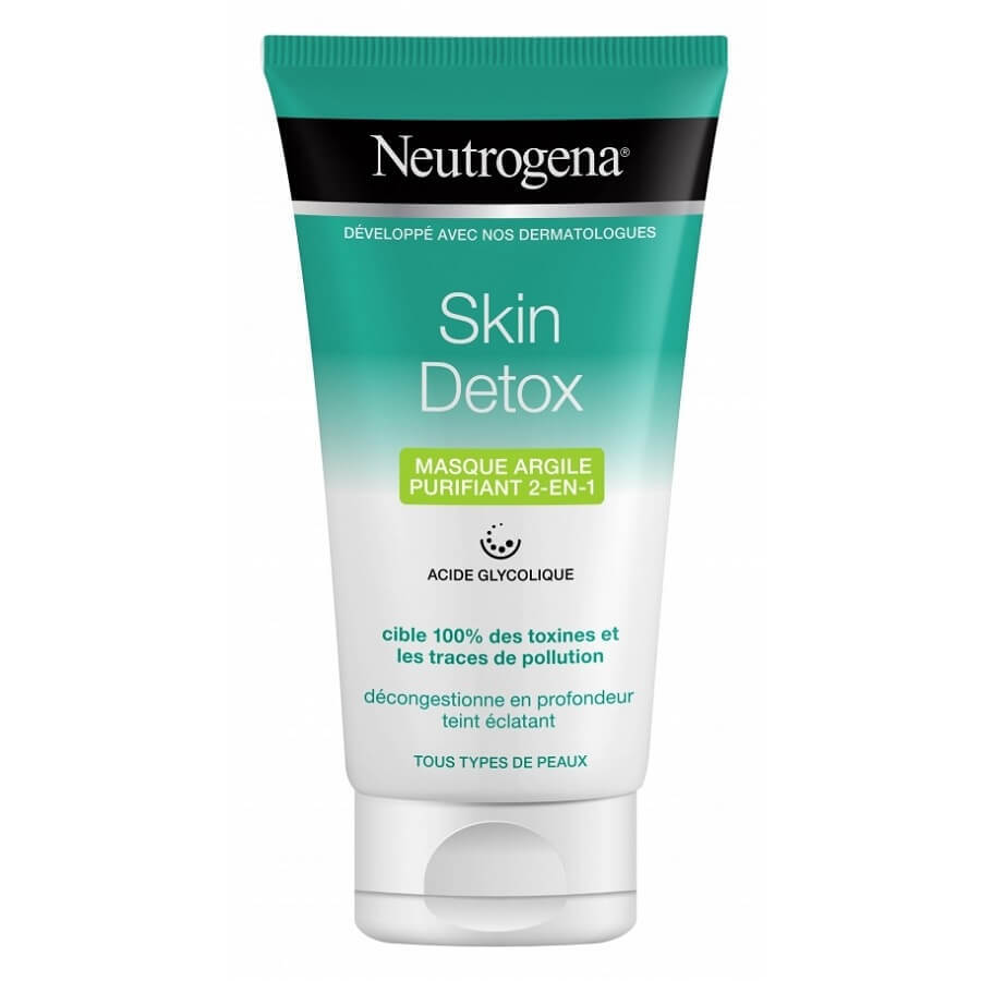 Masque nettoyant pour le visage à l'argile Skin Detox, 150 ml, Neutrogena