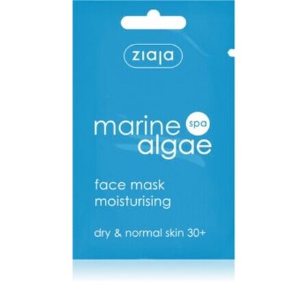 Masque gel hydratant pour peaux normales et sèches aux algues, 7 ml, Ziaja
