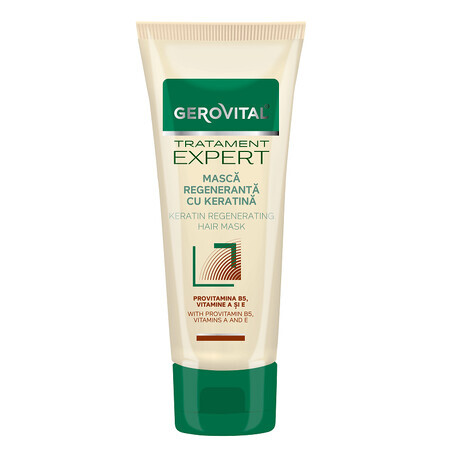 Masque régénérant à la kératine Gerovital Expert Treatment, 150 ml, Farmec