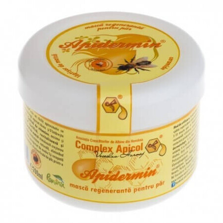 Maschera per capelli rigenerante Apidermina, 200 ml, Complesso Apicol Veceslav