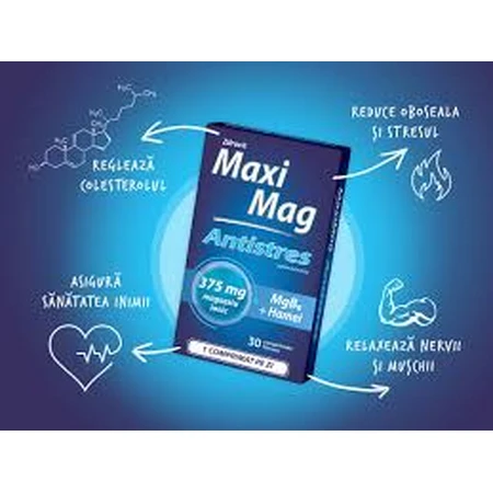 MaxiMag Antistress 375 mg, 30 tabletten, Zdrovit
