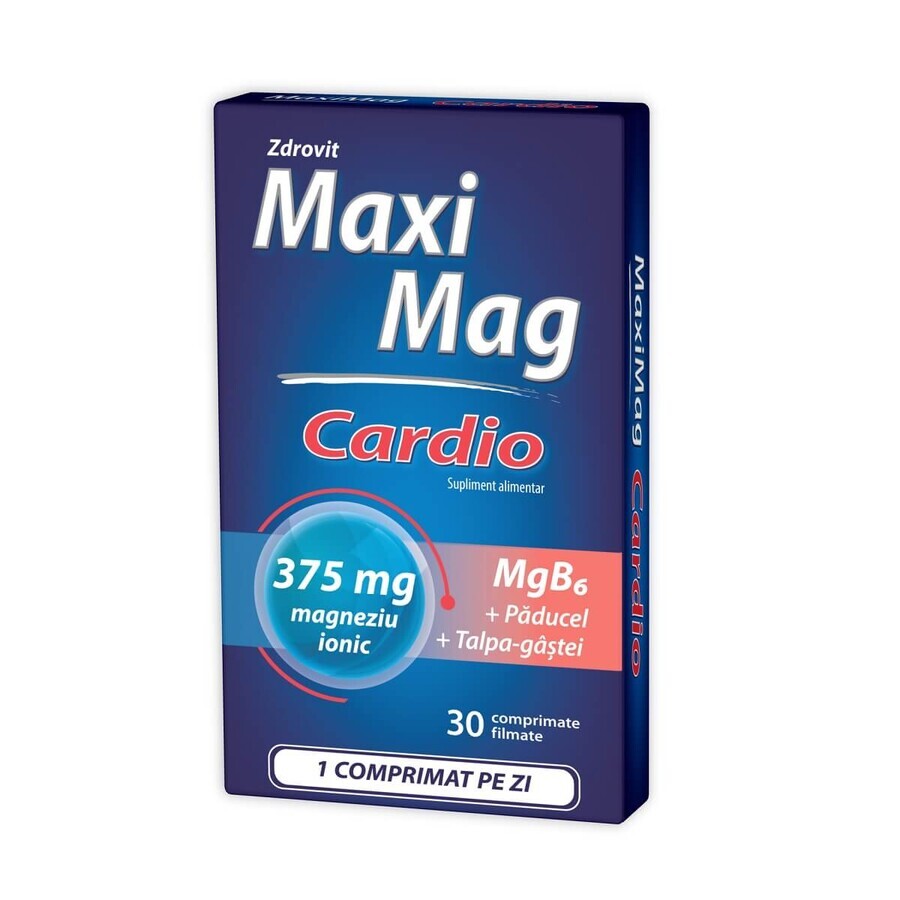 MaxiMag Cardio 375 mg, 30 tabletten, Zdrovit