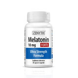 Melatonine Forte 10 mg, 30 plantaardige capsules, Zenyth