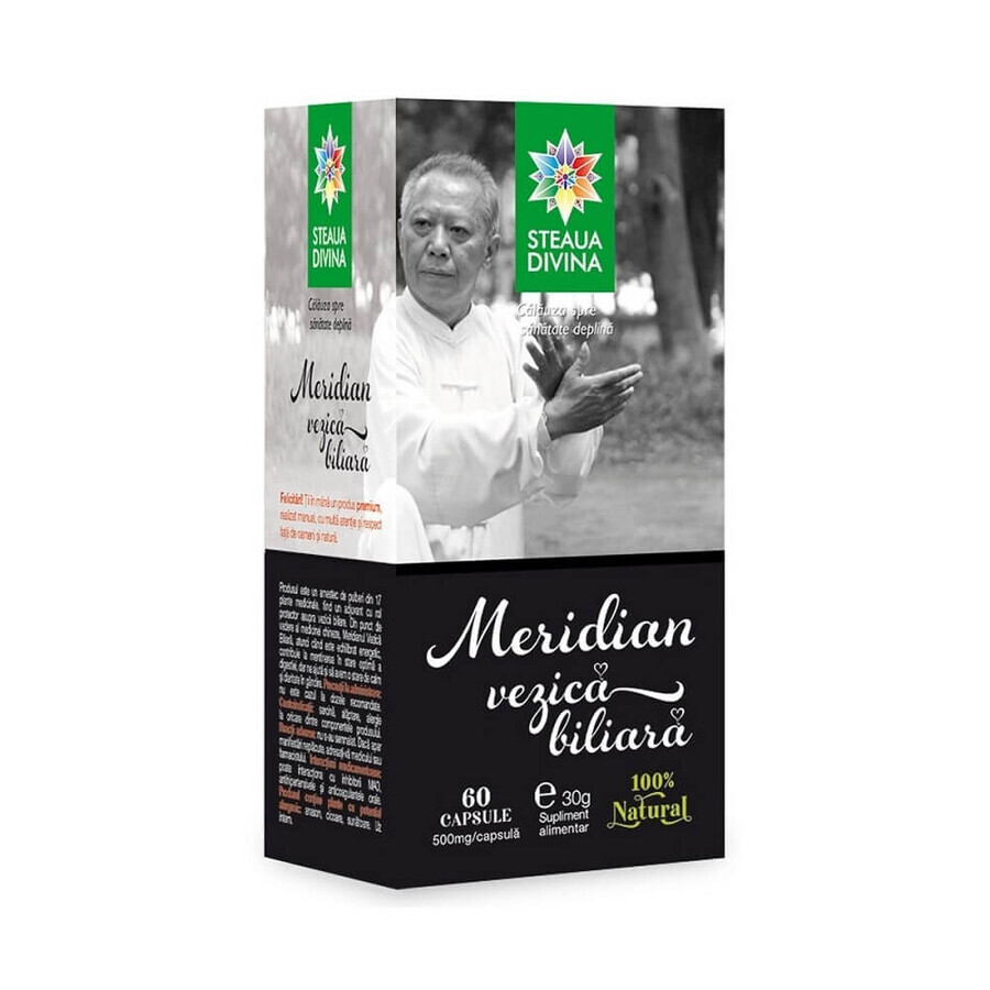 Galblaas Meridiaan, 60 capsules, Divine Star