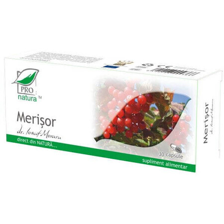 Merișor, 30 capsule, Pro Natura