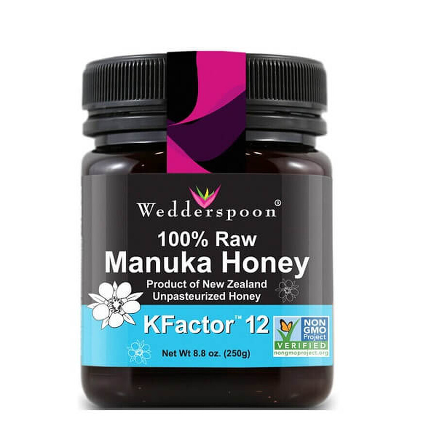 Manuka Honig KFactor 12 RAW, 250g, Wedderlöffel