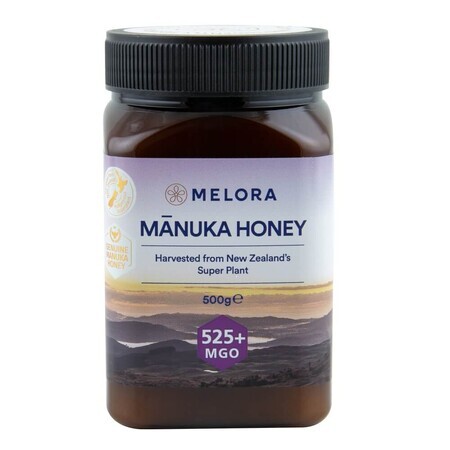 Manuka honing MGO 525+, 500g, Melora