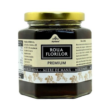Premium handgemaakte bloemen dauw honing, 500 g, Apidava