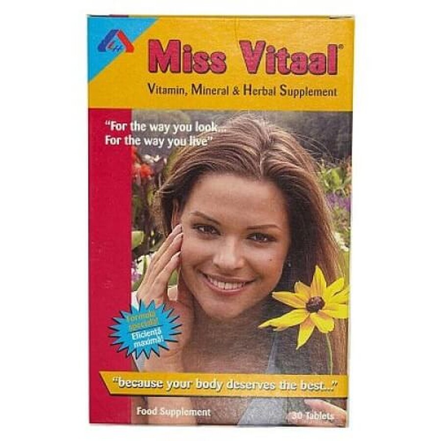 Miss Vitaal, 30 tabletten, Amerikaanse Lifesyle