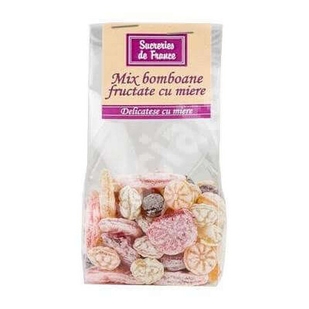 Mix bomboane fructate cu miere, 100 g, Sucreries de France