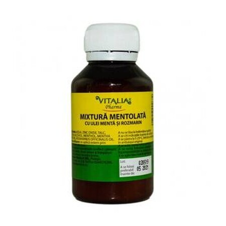 Mixtura mentolata cu ulei de menta si rozmarin, 100 g, Vitalia