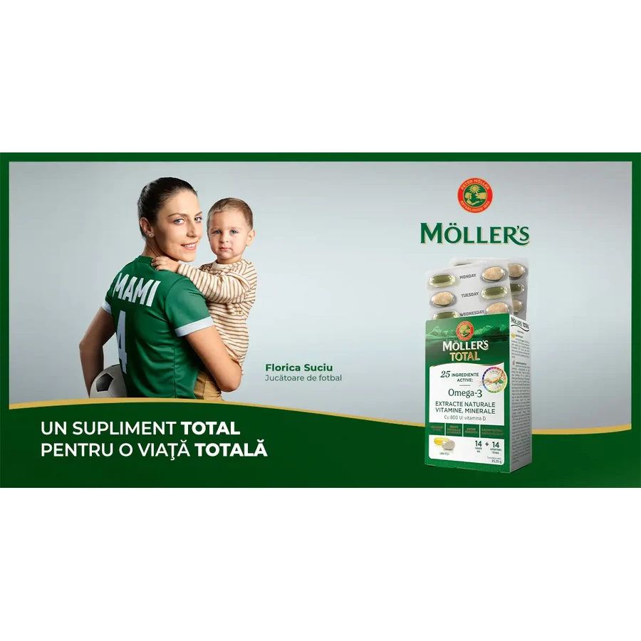 Mollers Totaal, 14 capsules + 14 tabletten, Mollers