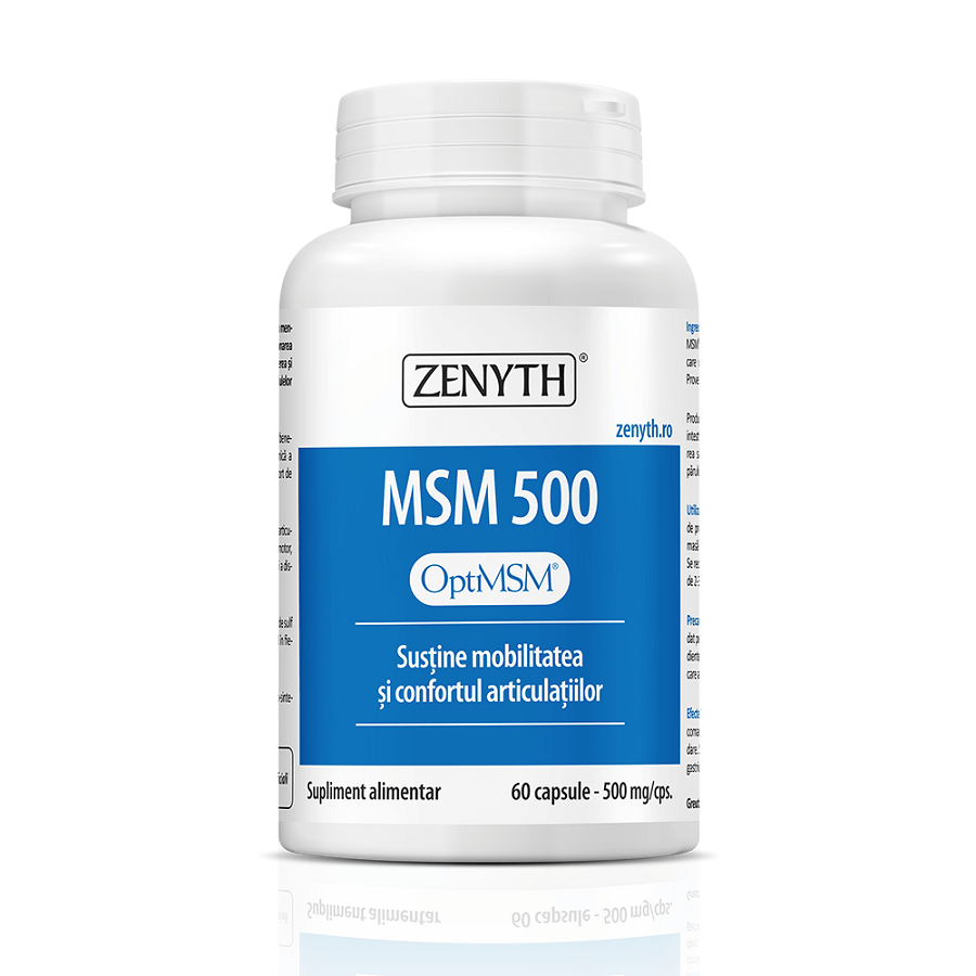 MSM 500, 60 capsules, Zenyth