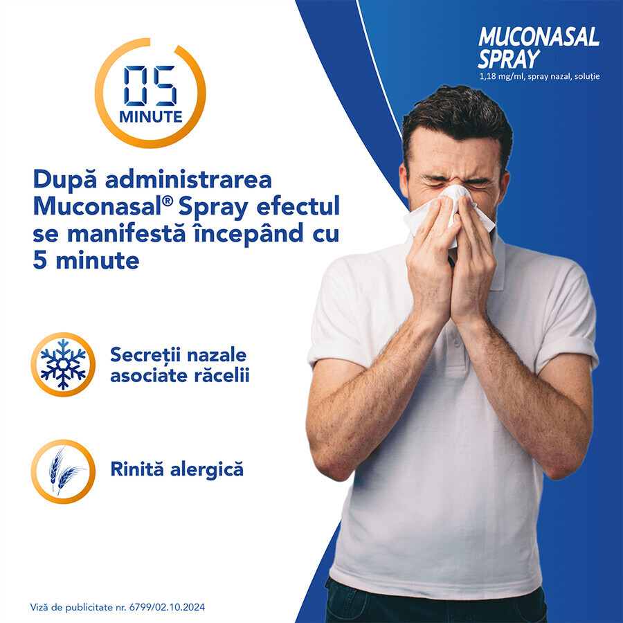 Muconasale spray 1,18 mg, 10 ml, neusspray, oplossing, Sanofi