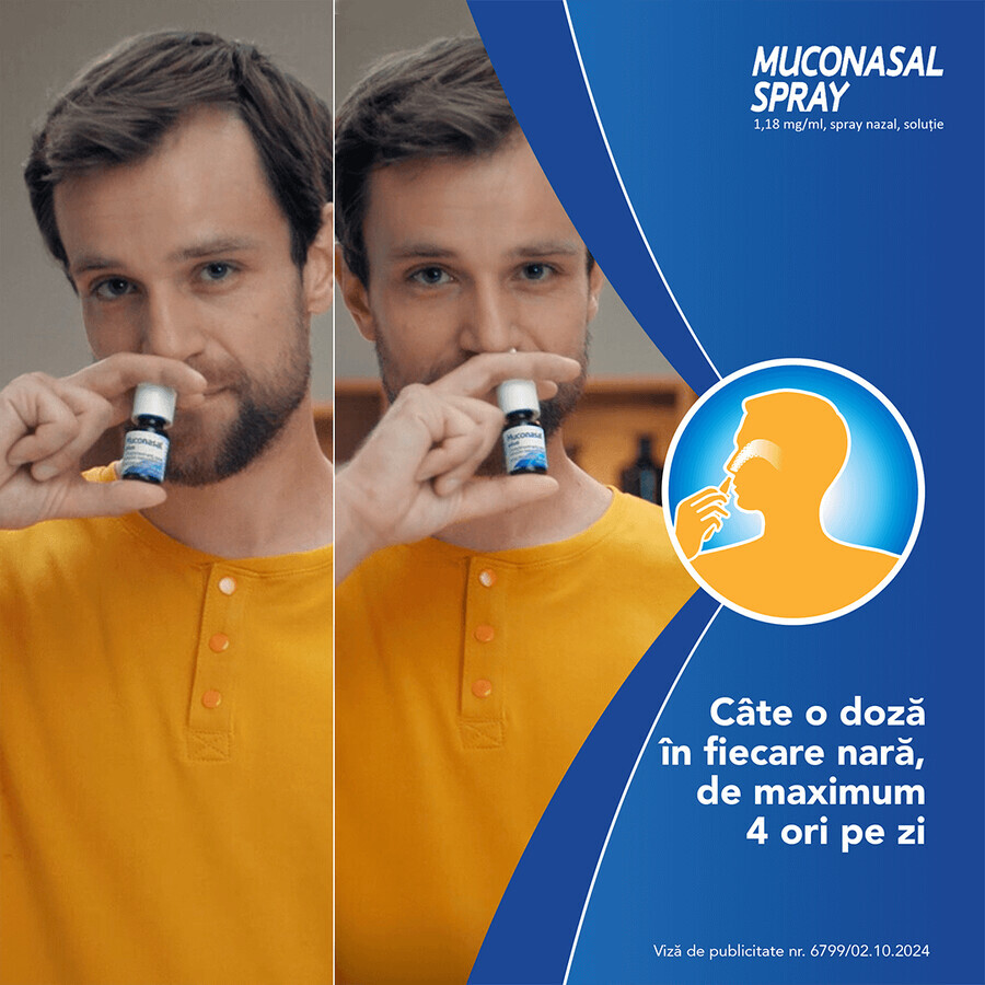 Muconasale spray 1,18 mg, 10 ml, neusspray, oplossing, Sanofi