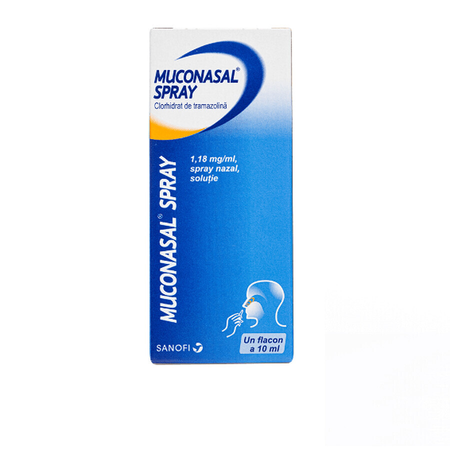 Muconasal spray, 1,18 mg/ml, 10 ml, Sanofi recensioni
