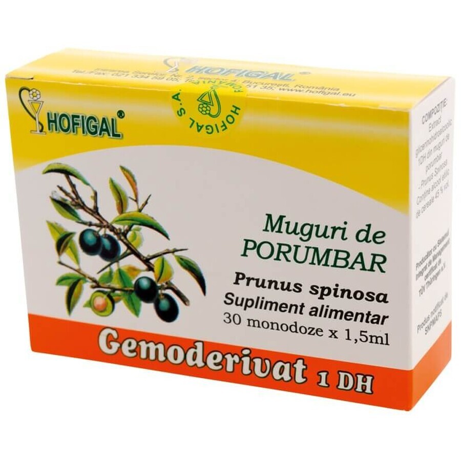 Bourgeons de grenade, Gemoderivat, 30 unidoses, Hofigal