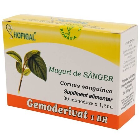 Bourgeons de sang, Gemoderivat, 30 doses uniques, Hofigal