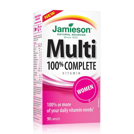 Multi 100% Complete voor vrouwen, 90 capsules, Jamieson