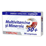 Multivitamine și Minerale cu Ginseng 50+, 56 comprimate, Zdrovit