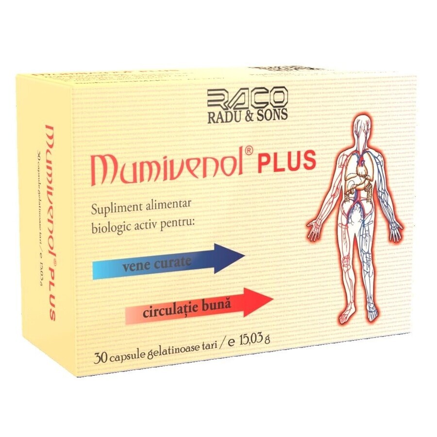 Mumivenol Plus, 30 capsules, Radu &amp; Zonen