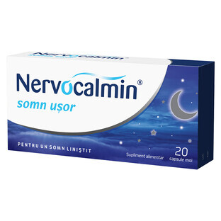 Nervocalmin Sleep Easy, 20 capsules, Biofarm