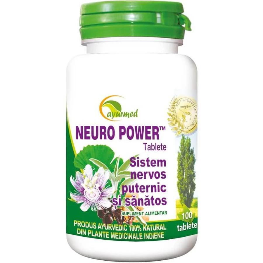Neuro Power, 100 tabletten, Ayurmed
