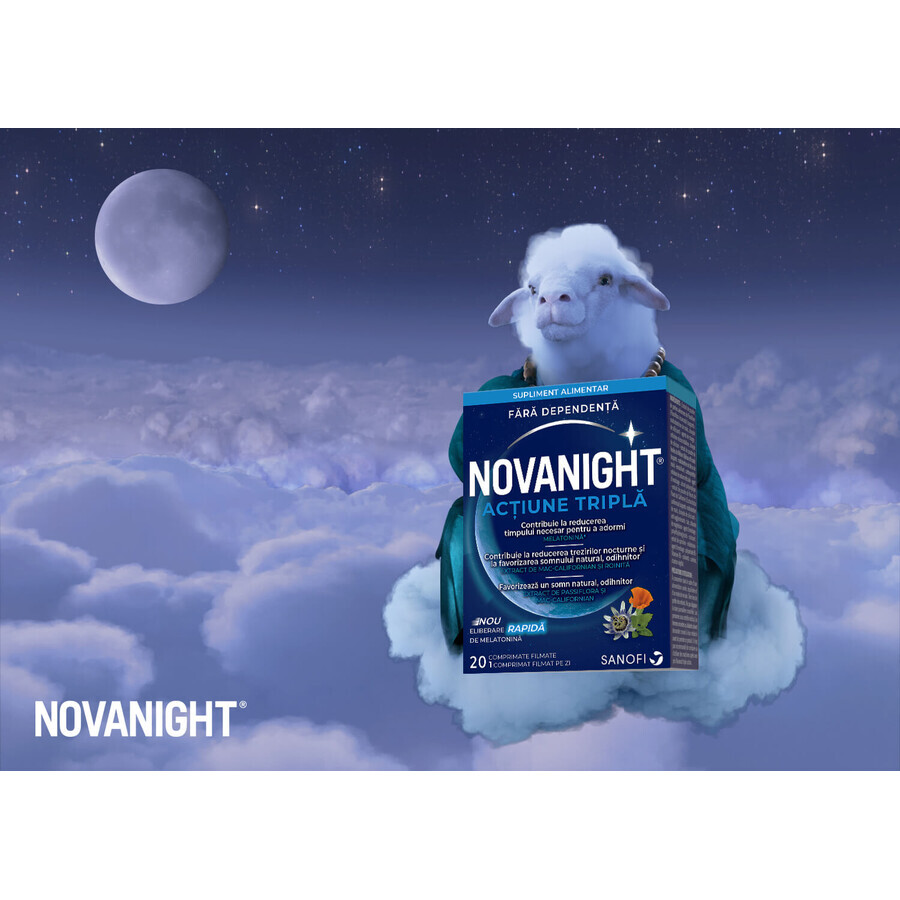 Novanight, 20 comprimés pelliculés, Sanofi