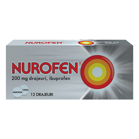 Nurofen 200mg, paquet de 12, Reckitt Benkiser Healthcare