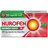 Nurofen Express Forte 400 mg, 20 gélules, Reckitt Benckiser Healthcare