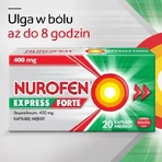 Nurofen Express Forte 400 mg, 20 capsules, Reckitt Benckiser Healthcare