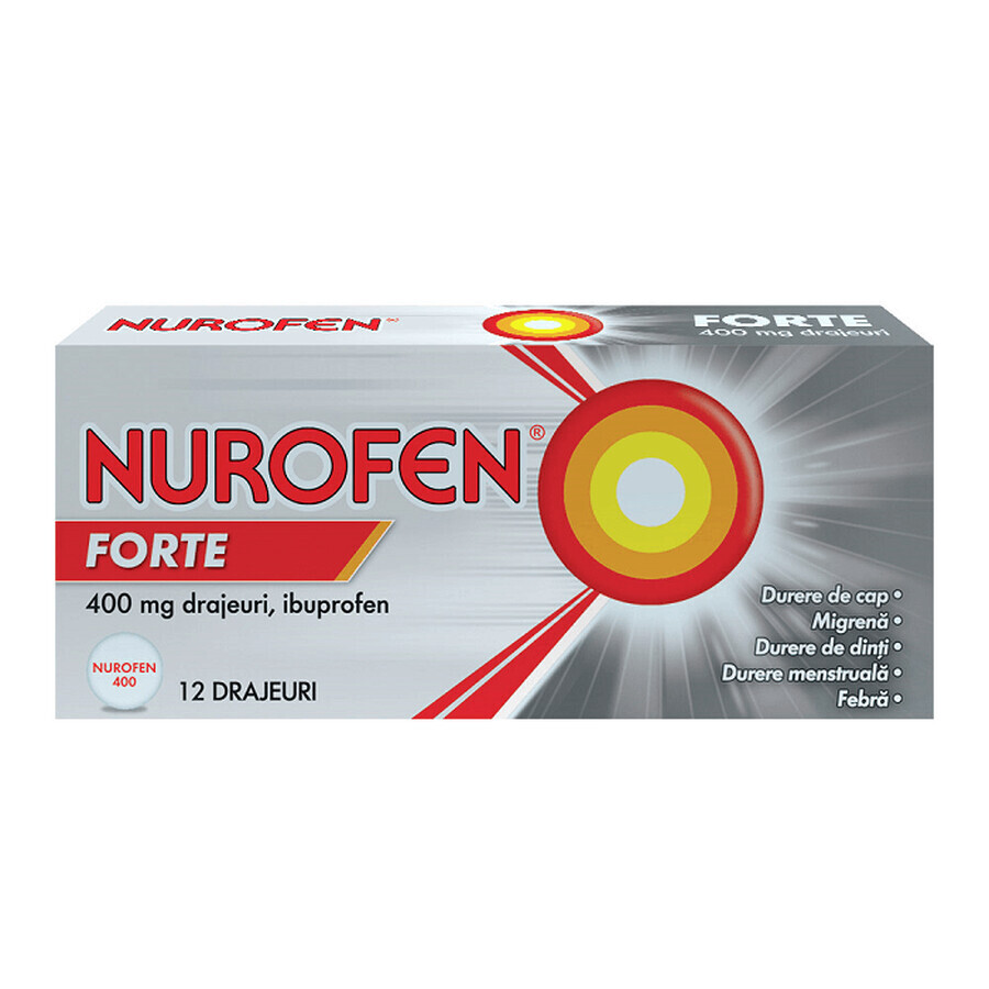 Nurofen Forte 400 mg, 12 tabletten, Reckitt Benkiser Healthcare