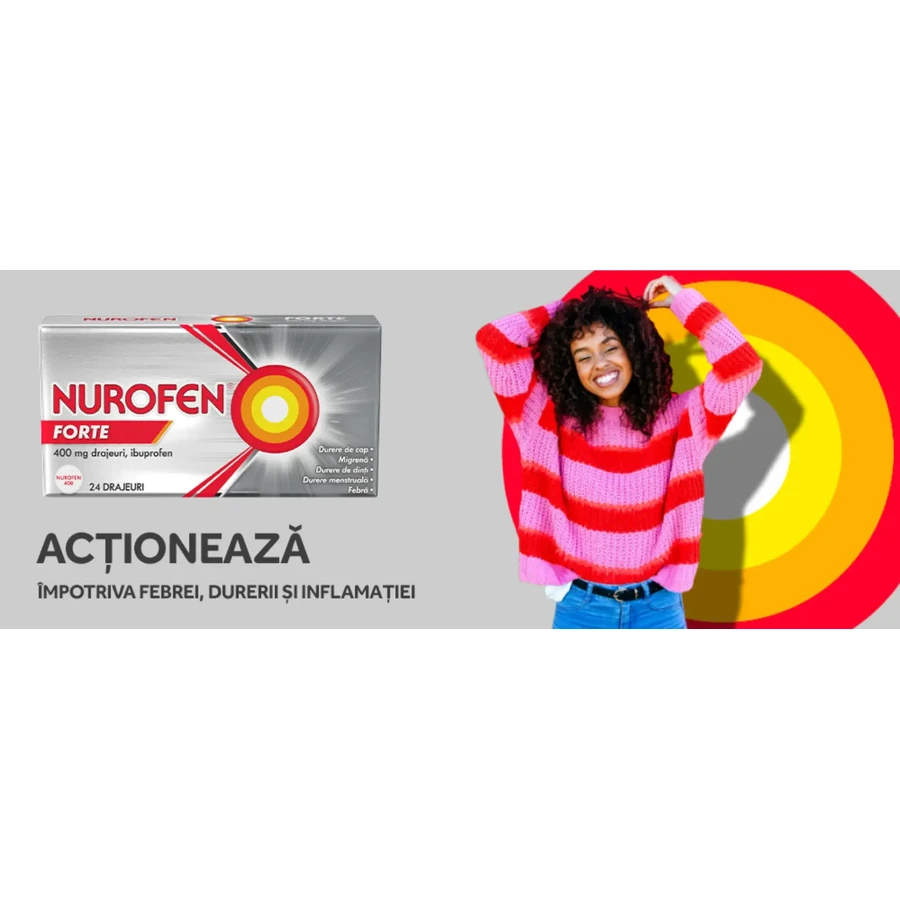 Nurofen Forte 400 mg, 24 tablets, Reckitt Benkiser Healthcare