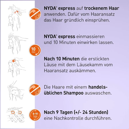 Nyda express anti-lice solution, 50 ml, Pohl Boskamp