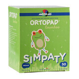 ORTOPAD Simpaty Master-Aid baby occluder, Medium, 76x54 mm, 50 st, Pietrasanta Pharma