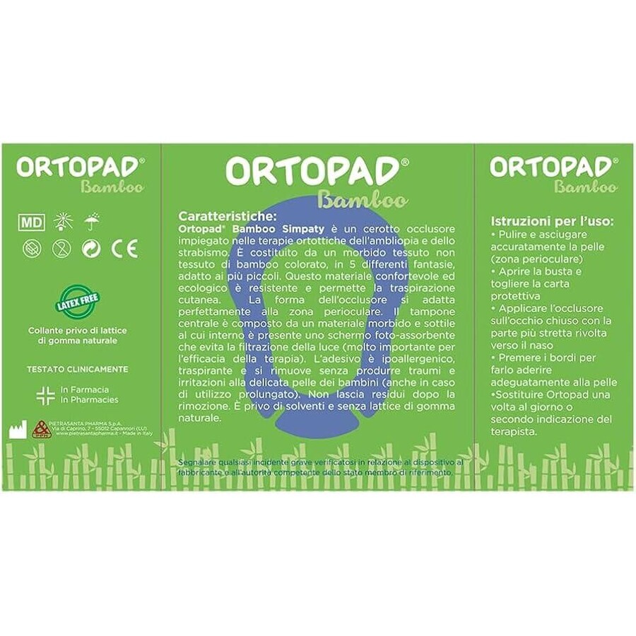 Ocluzor copii ORTOPAD Simpaty Master-Aid, Regular 85x59 mm, 50 buc, Pietrasanta Pharma