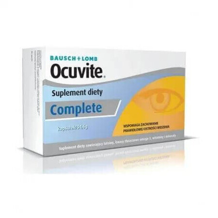 Ocuvite Compleet, 30 capsules, Bausch &amp; Lomb