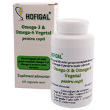 Omega 3 &amp; Omega 6 voor kinderen, 60 capsules, Hofigal